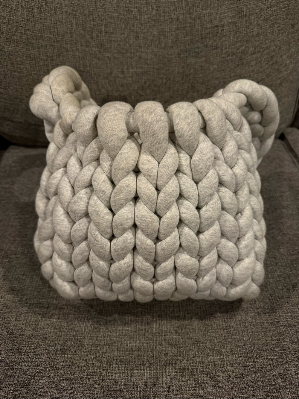 Hand knit bag
